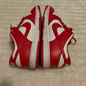 Nike Red and White Athletic Shoes